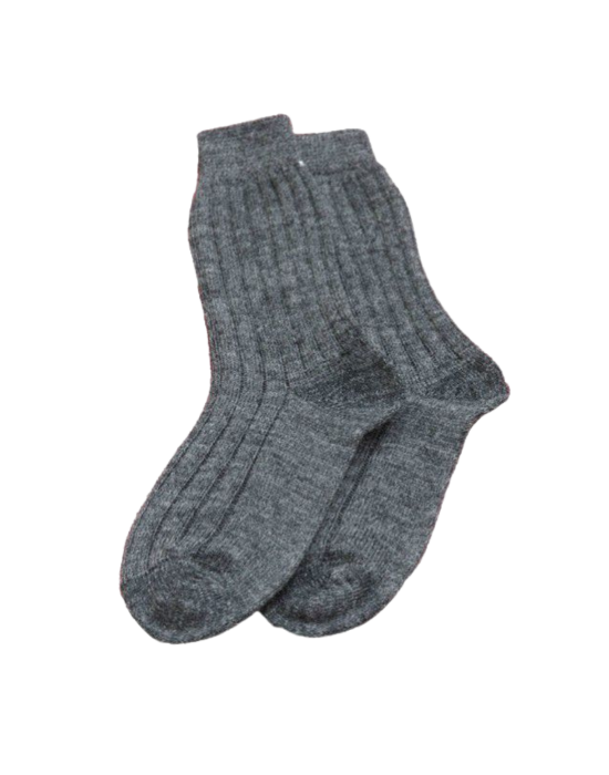 Kids Pure Wool Socks Selection Dark Grey
